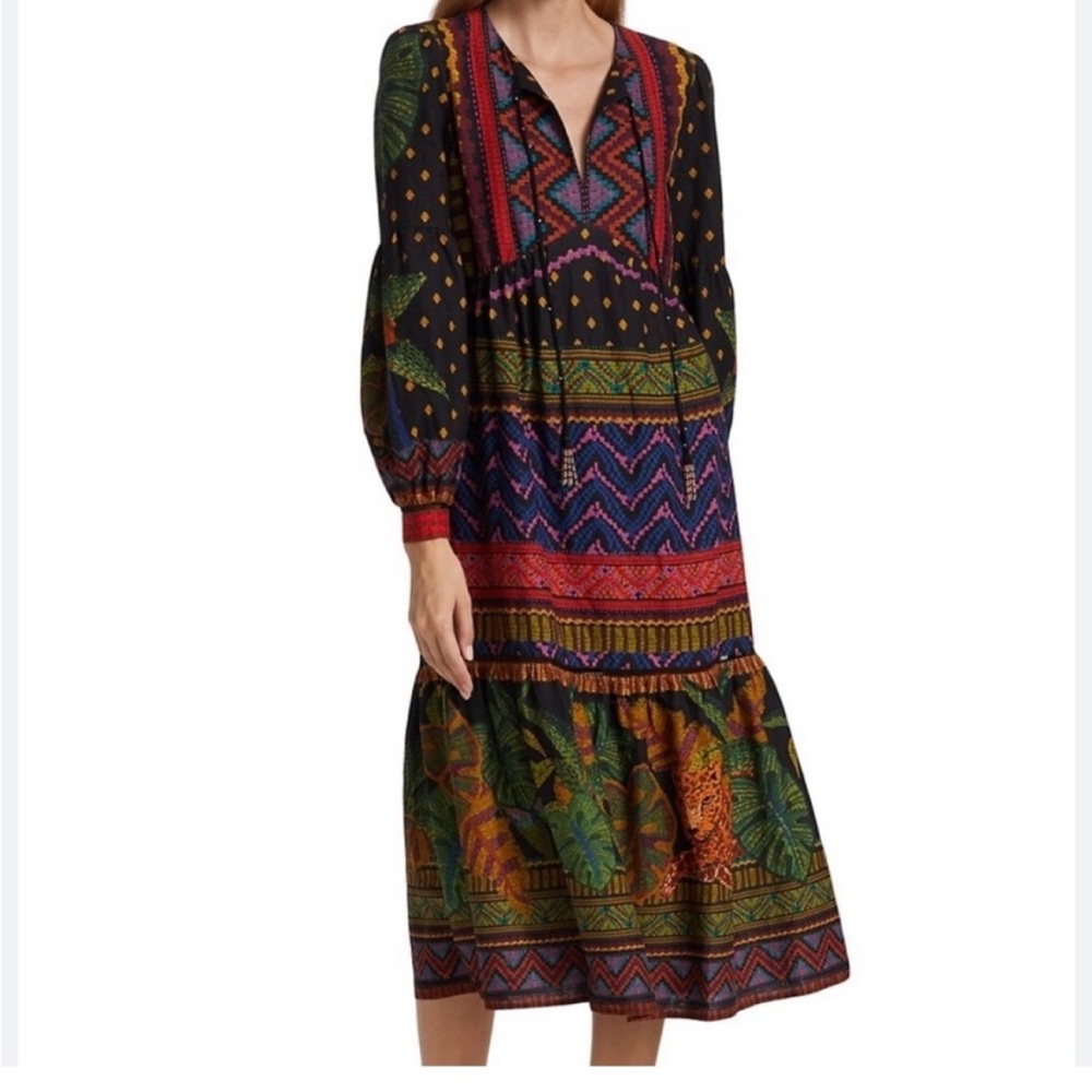 Multicolor FARM Rio Maxi Dress